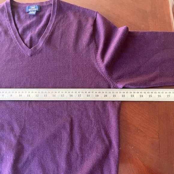 Brooks Brothers Extra Fine Merino Wool Purple Color Men’s Size L. - Picture 2 of 7